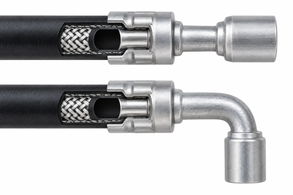 beadlock vs barb ac hose fittings comparison